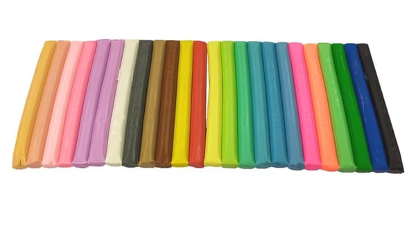 Plasticine 24 farver pastel Kidea