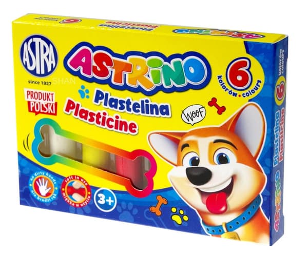 Muovailuvaha 6 väriä Astrino