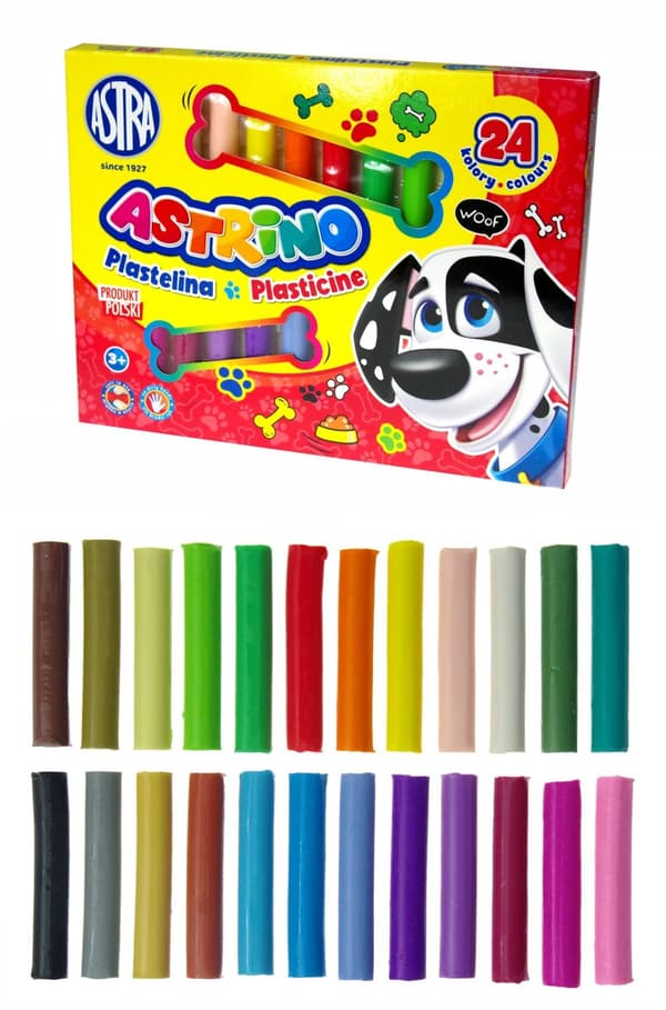Plasticine 24 farver Astrino