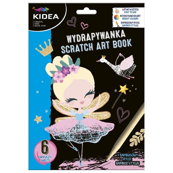 Kidea Fairy Scratch Art 6 arkkia