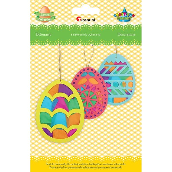 Easter Eggs 6 kpl Titanum setti koottavaksi