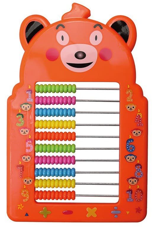 Plast abacus 10 rækker Teddy Bear Titanum