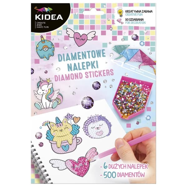 Diamantklistermärken Diamantbroderi Magic World Kidea