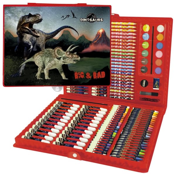 Kunstsæt XL 172 stk Dinosaurer 17 Derform