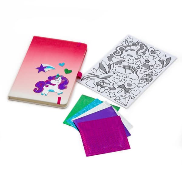 Metalliset DIY-tarrat Unicorn Kidea