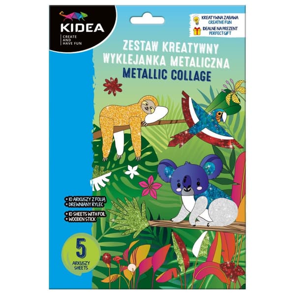 Kidea Animals Metallic Collage