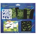 Miniatyrbild 2 av 3: Kidea Dinosaurier Scratch Art + Mall