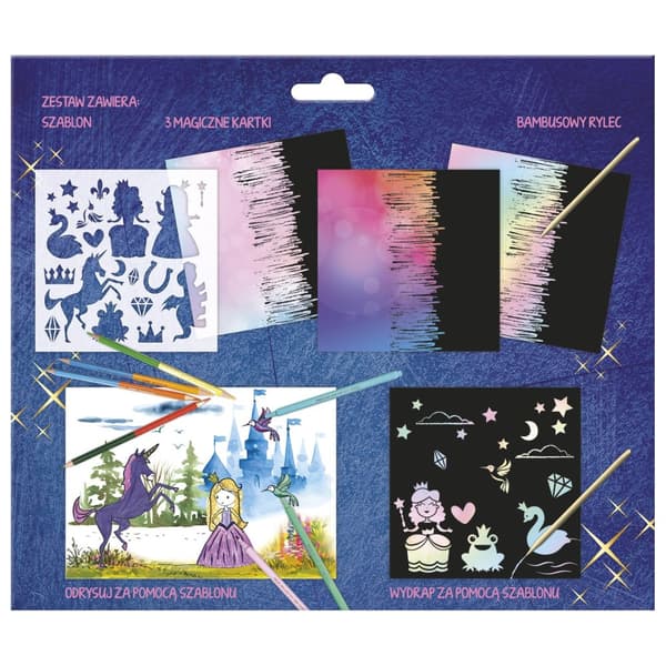 Scratch Art + Mall Princess Fairy Kidea