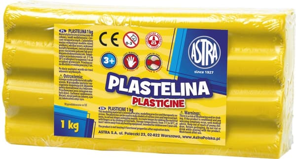 Plasticine 1 kg Astra Gul