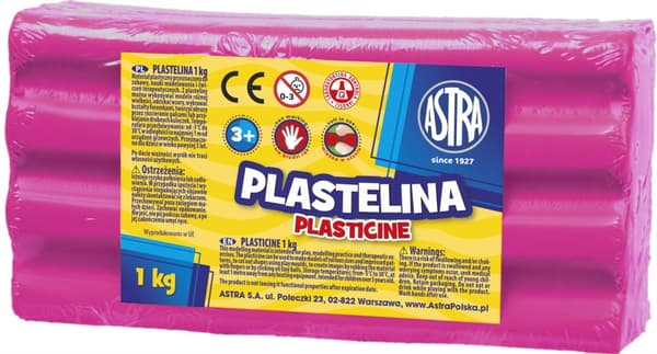 Plasticine 1kg Astra Rosa