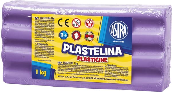 Plasticine 1 kg Astra Violet lys