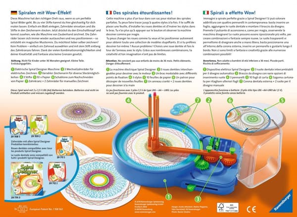 Ravensburger 00.029.713 lasten spirografi