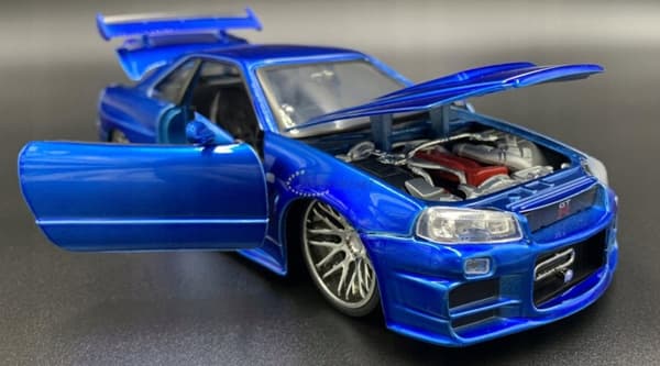 NISSAN Skyline Fast & Furious O'Conner JADA 1:24 Fast & Furious Metal