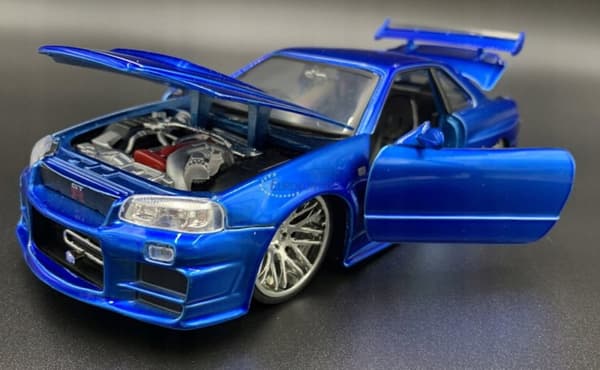 NISSAN Skyline Fast & Furious O'Conner JADA 1:24 Fast & Furious Metal
