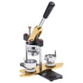 Miniatyrbild 2 av 2: Knappmaskin med 500 st knappnålsdelar 37mm roterbar stans