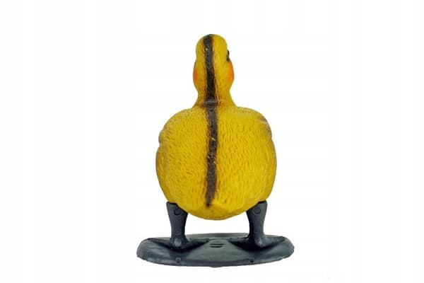 Stående ankunge dekorativ trädgårdsfigur 18 x 13,5 cm