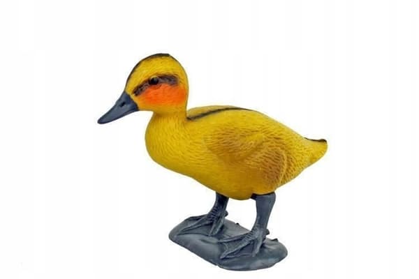 Stående ankunge dekorativ trädgårdsfigur 18 x 13,5 cm
