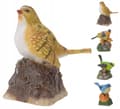 Miniatyrbillede 1 af 2: Havefigur dekorativ syngende fugl 6x6x11 cm