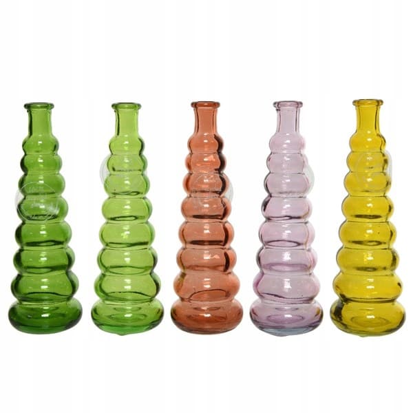 Dekorativ blomvas i glasmix 18 cm