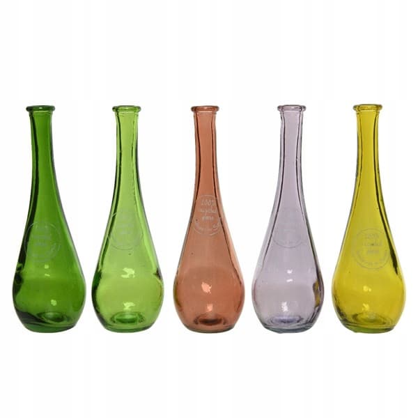 Dekorativ blomvas i glasmix 18 cm