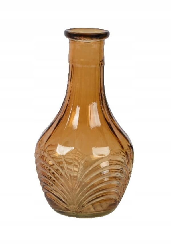 Dekorativ glasvas för blommor 18x9,5 cm