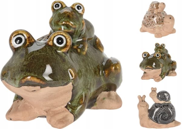 Trädgårdsdekorativ djurfigur 12x9 cm