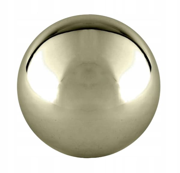 Dekorativ keramisk boll 13 cm guldspegel