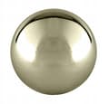 Miniatyrbild 1 av 2: Dekorativ keramisk boll 13 cm guldspegel