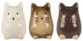 Miniatyrbild 2 av 2: Dekorativ kattfigur i porslin 8,7 x 13 x 9,8 cm