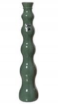 Miniatyrbild 1 av 3: Dekorativ glasvas 7x32cm hög ornament