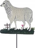 Miniatyrbillede 2 af 6: Dyr på pind havedekoration 75 cm