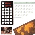Miniatyrbillede 2 af 2: Voks Segl Kit, Retro Kort Design, DIY Scrapbooking Værktøjer, 26 stk Tætningspakningssæt NO11