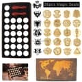 Miniatyrbild 1 av 2: Vaxsäteskit, Retro Kartdesign, DIY Scrapbooking Verktyg, 26-delars tätningssats NO20