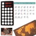 Miniatyrbillede 2 af 2: Voks Segl Kit, Retro Kort Design, DIY Scrapbooking Værktøjer, 26 stk Tætningspakningssæt NO14