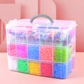 Miniatyrbilde 3 av 10: Mega kit Loom Bands - 4500 stk med tilbehør