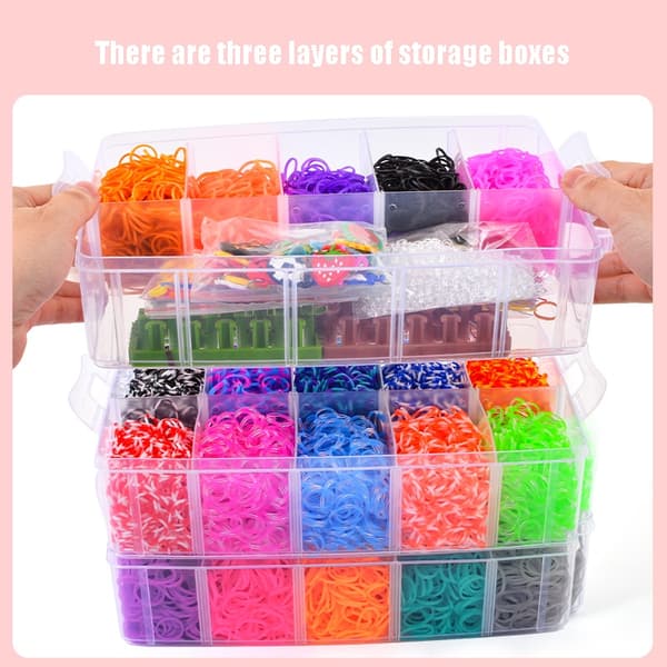 Mega kit Loom Bands - 4500 stk med tilbehør