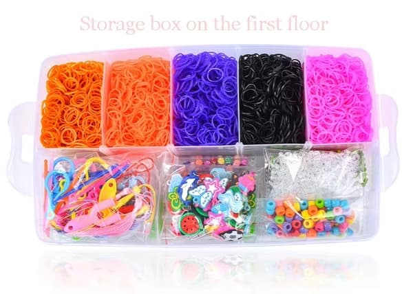 Mega kit Loom Bands - 4500 stk med tilbehør