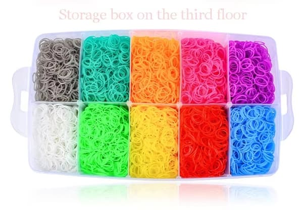 Mega kit Loom Bands - 4500 stk med tilbehør