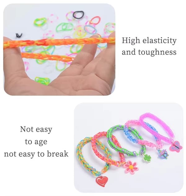 Mega kit Loom Bands - 4500 stk med tilbehør