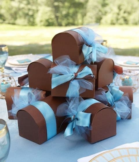 Satinband 25 mm, rött