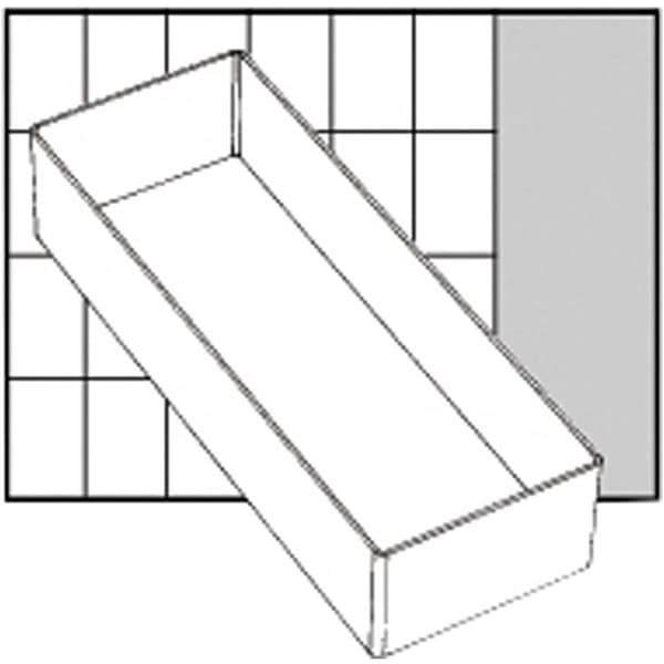 Raaco lådinsats - 218 x 79 mm - Modell A7-2
