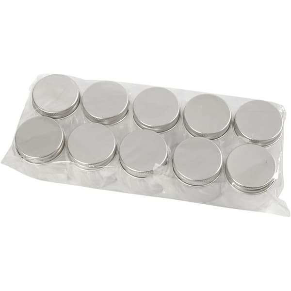 Plastburk med lock - 10 st - 50 ml - Höjd: 45 mm