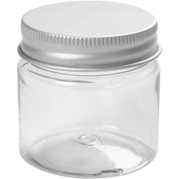 Plastburk med lock - 10 st - 50 ml - Höjd: 45 mm