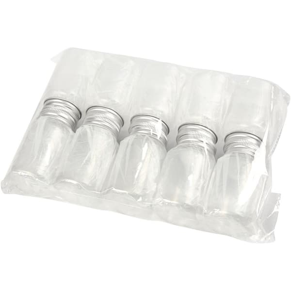 Plastburk med lock - 10 st - 100 ml - Höjd: 77 mm