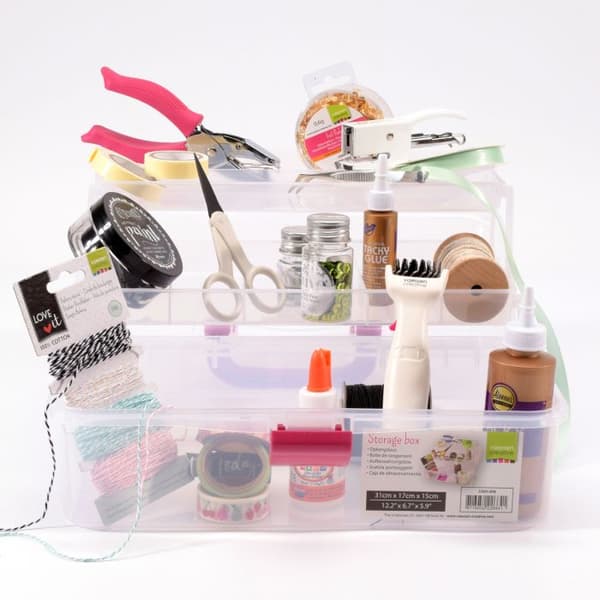 Förvaringsbox - Transparent - 31x17x15 cm