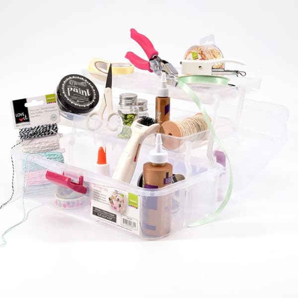 Förvaringsbox - Transparent - 31x17x15 cm