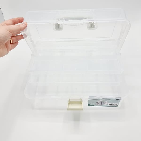 Förvaringsbox - Transparent - 31x17x15 cm