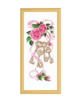 Broderikit Tavla Love