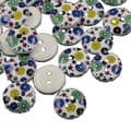 Miniatyrbild 1 av 4: mix knappar i 4 sorter blomma katt vit natur