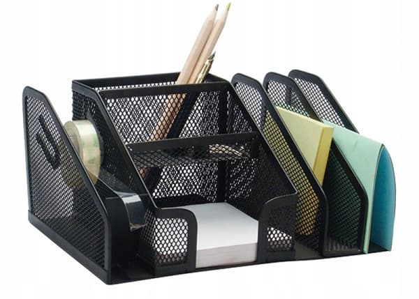 Metal Organizer Med Rum Store 6 Rum Q-Connect Sort KF16573